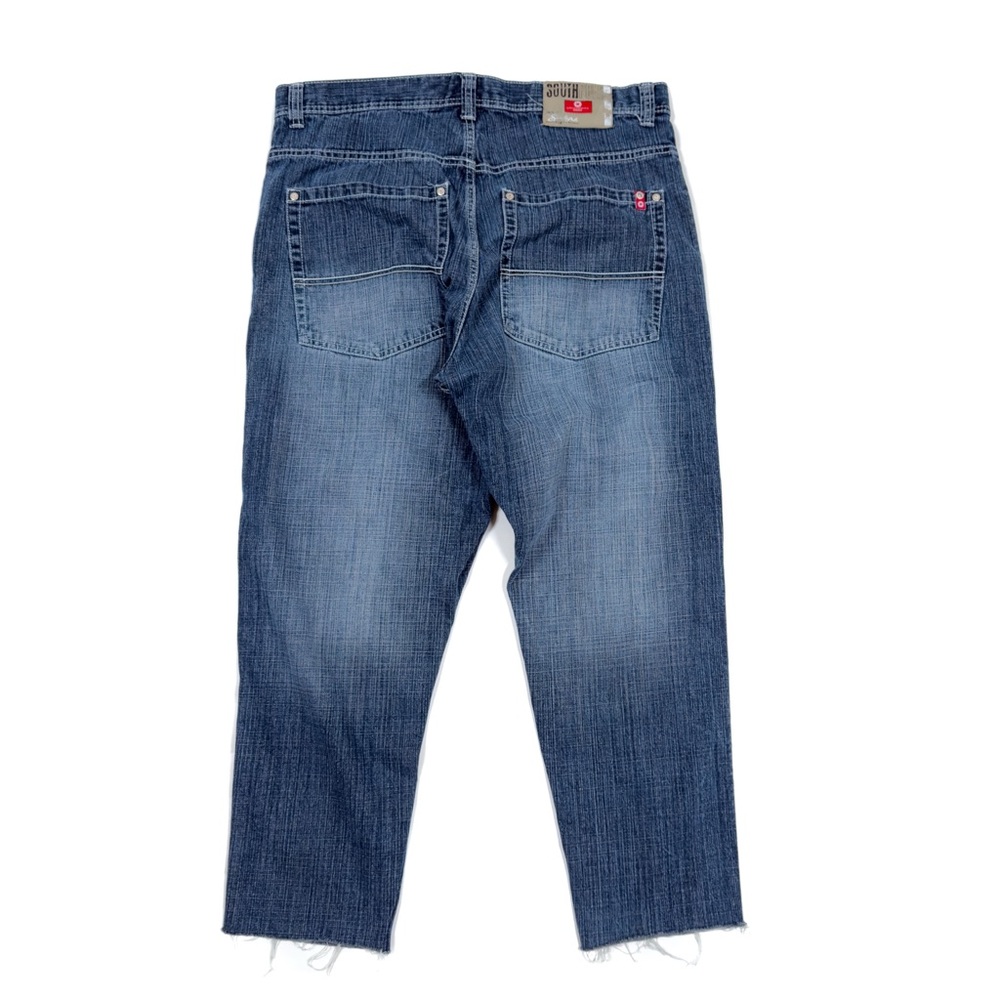 VTG Y2K Southpole Jeans Red Tab Mens 36/28 Blue Baggy Hip Hop Blue - FLAWS READ
